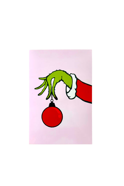 Ilustración Grinch + Bola Navideña